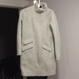 Jcrew Italian wool coat. NWT. Gray